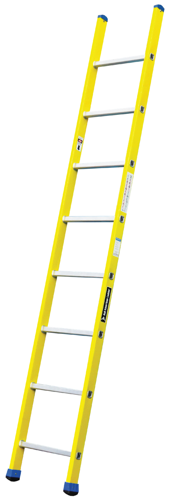 Escalera industrial de fibra American Bull FA150 de arrimo