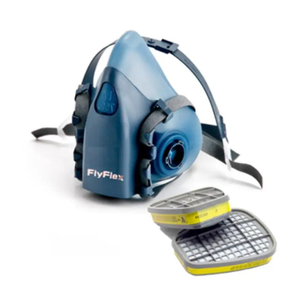 Respirador reutilizable FlyFlex de silicona con cartuchos