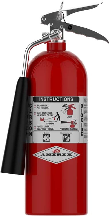 Extintor de CO₂ AMEREX 322 de 5 lb