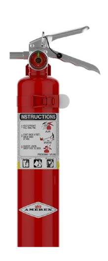 Extintor Amerex B417T de 2,5 lb ABC