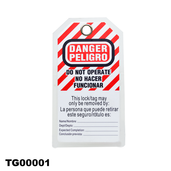 Etiqueta de PVC 75×146×0.5MM, TG00001