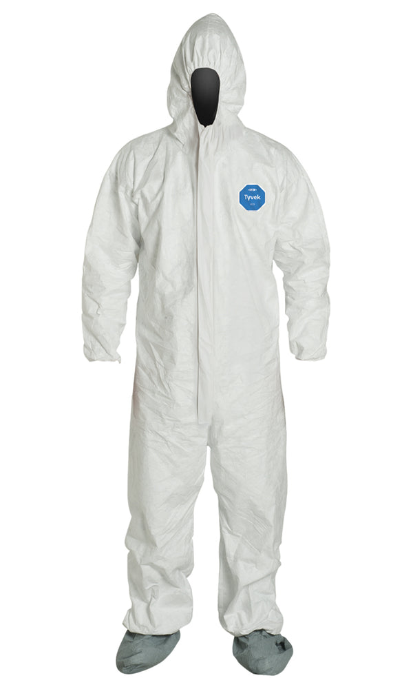 Traje DuPont Tyvek 400 TY122SWH con cubrebotas