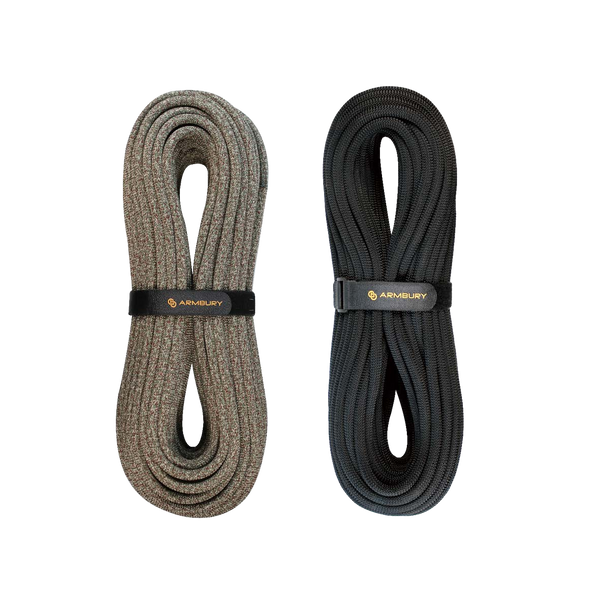 Cuerda semiestática Armbury Warrior 11 negra de 11 mm