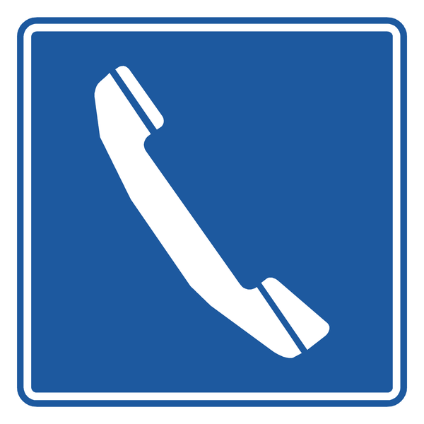 Señal de tránsito Teléfono — I-17