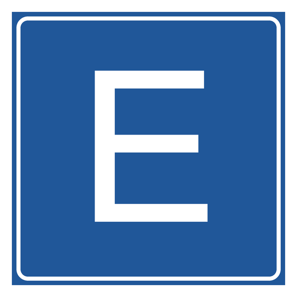 Señal de tránsito Sitio de estacionamiento — I-5