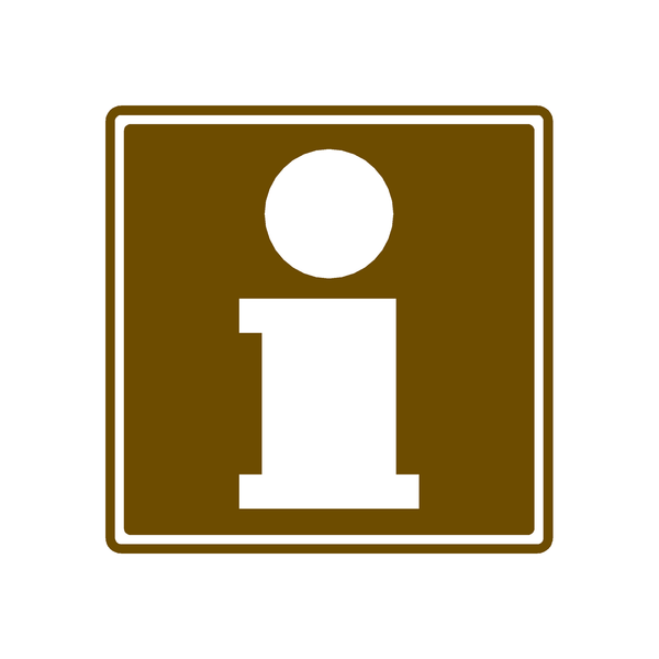 Señal de tránsito Servicio de información turística — T-04