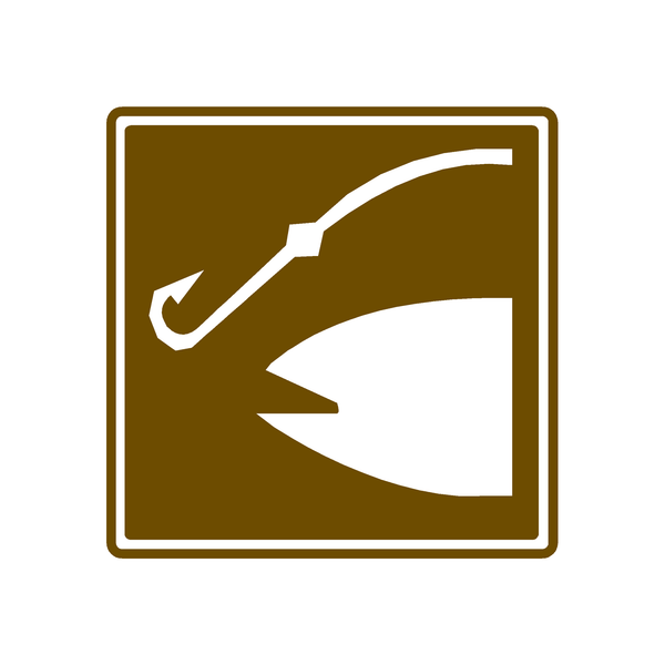 Señal de tránsito Lugar de pesca — T-10