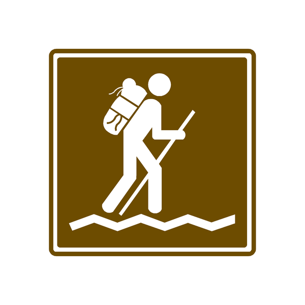 Señal de tránsito Camino peatonal — T-15