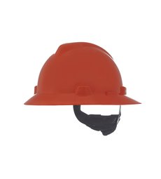 Casco MSA V-Gard tipo sombrero 496075, naranja, Fas-Trac III