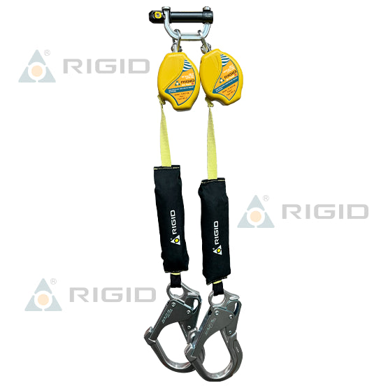 Bloque retráctil Rigid N-9127-06 doble twin de 1,8 m