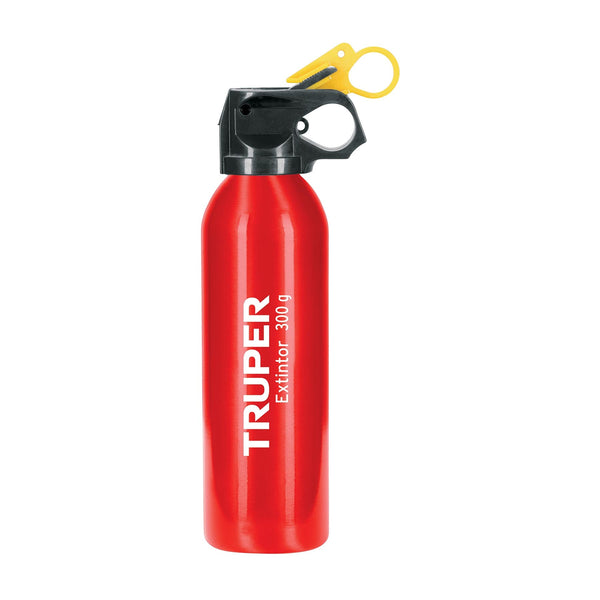 Extintor portátil desechable 300 g, polvo tipo ABC, TRUPER
