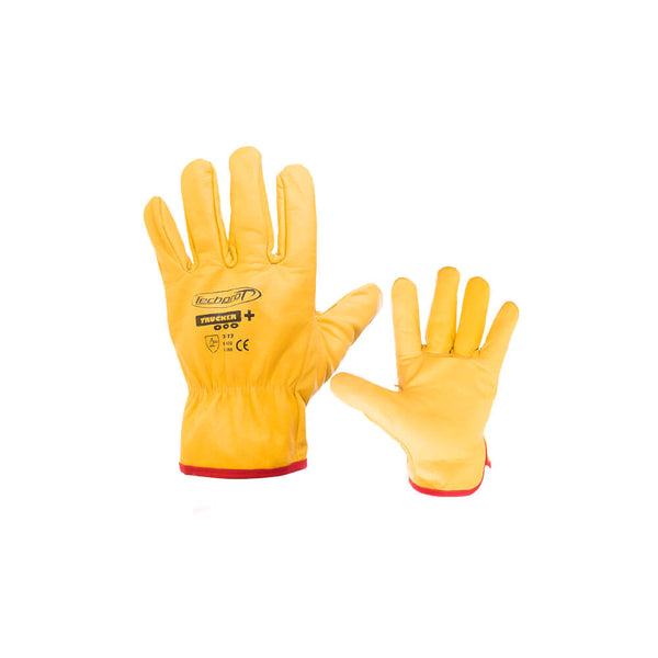 Guante de trabajo Techprot Trucker de cuero natural