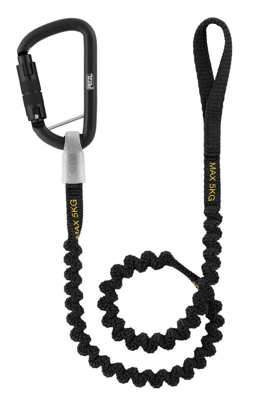 Cinta anticaída de herramientas Petzl TOOLEASH S049AA00; fotografía oficial de producto o montaje referencial según descripción