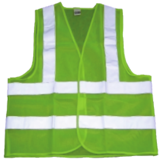 Chaleco reflectivo ligero Clute de 80g amarillo