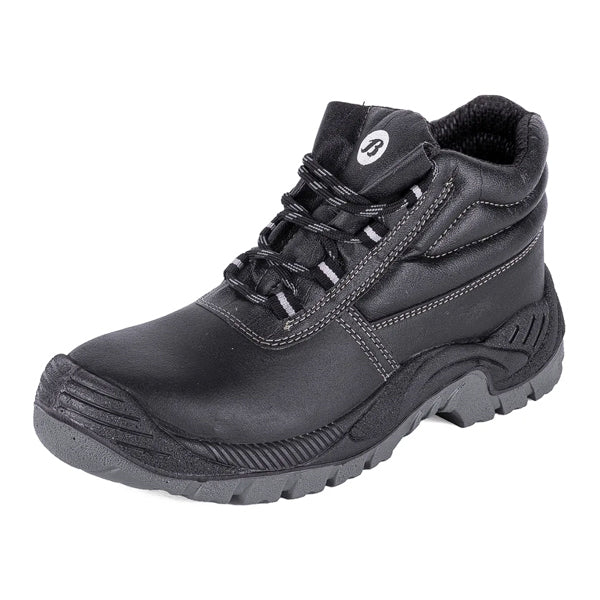 Botín negro Bata Industrials Hammer Black 805-6970, vista lateral de la familia; talla según selección