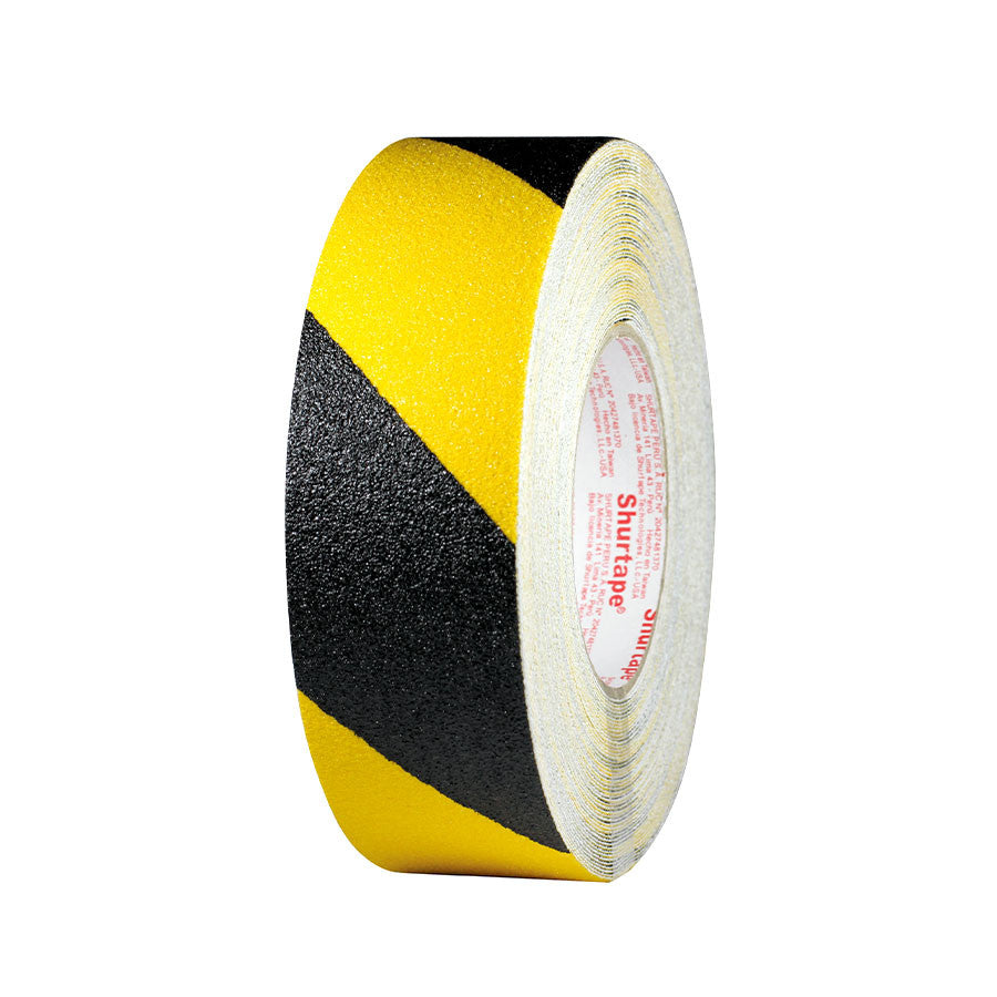 Rollo familiar Shurtape AS-60AN amarillo y negro; la presentación se selecciona al cotizar