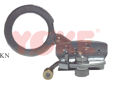 Freno para soga Yoke N-630 de 16 mm; figura original de la ficha comercial del modelo con marca YOKE conservada
