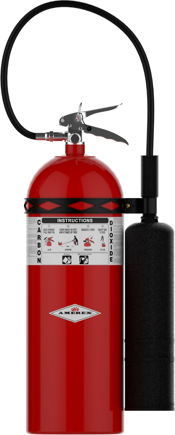 Extintor de CO₂ AMEREX 332 de 20 lb