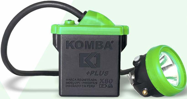 Lámpara minera Komba X80 Plus recargable