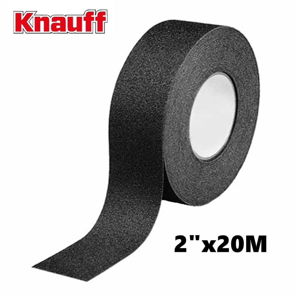 Cinta antideslizante Knauff negra de2pulgadas×20m
