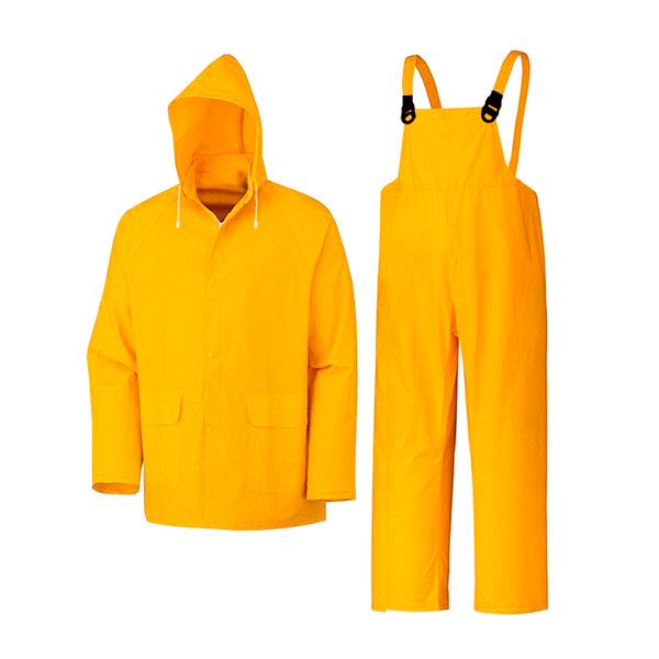 Traje jardinero Steelpro XP-300 de PVC amarillo
