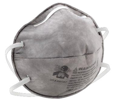 Respirador 3M 8247 R95 gris, imagen original de la edición USA de la ficha técnica.