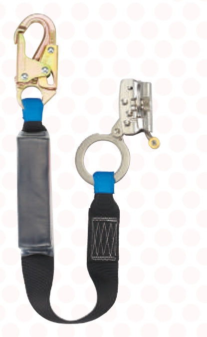 Freno para soga YOKE N-610LY con línea y amortiguador, fotografía original de la ficha YOKE