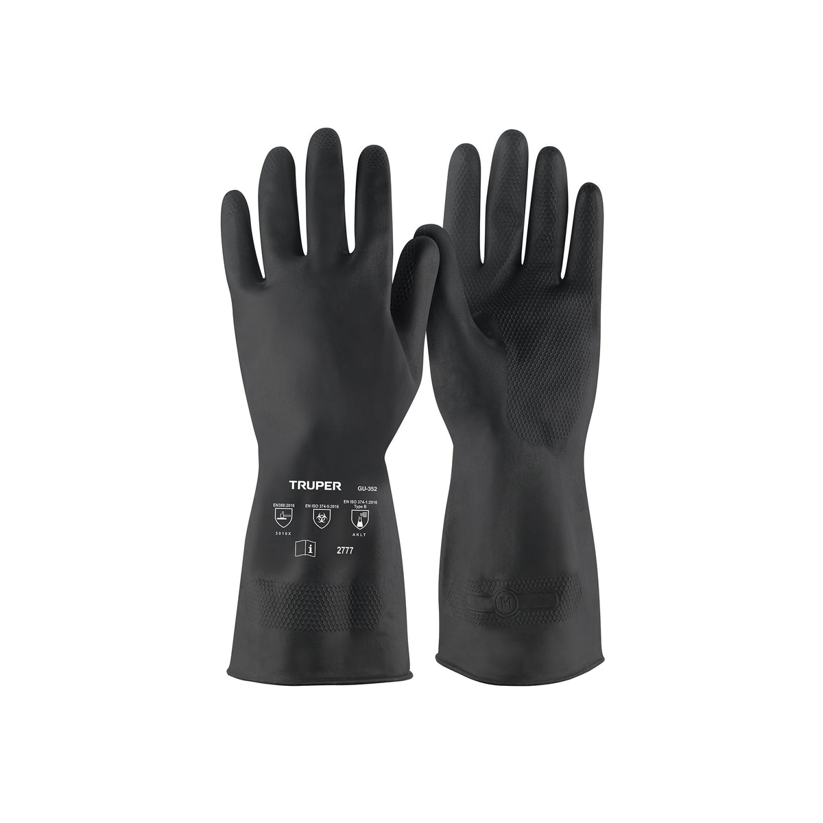 Guantes de látex para pintor, M, TRUPER; fotografía del producto