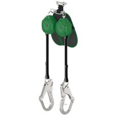 Retráctil MSA V-SHOCK EDGE VSLEW-012-PA-A, doble, 1.8 m (6 ft); código VSLEW-012-PA-A