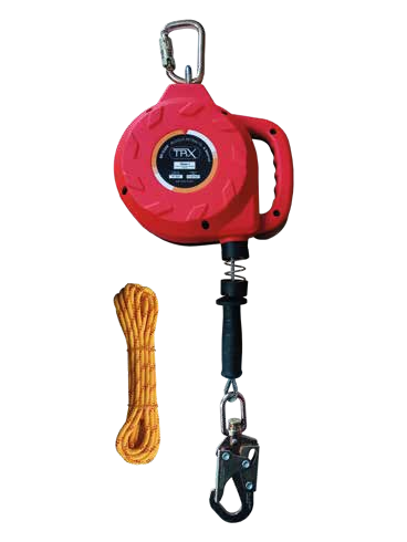 Bloque retráctil TRX 10214002 de cable de acero inoxidable, 6 m