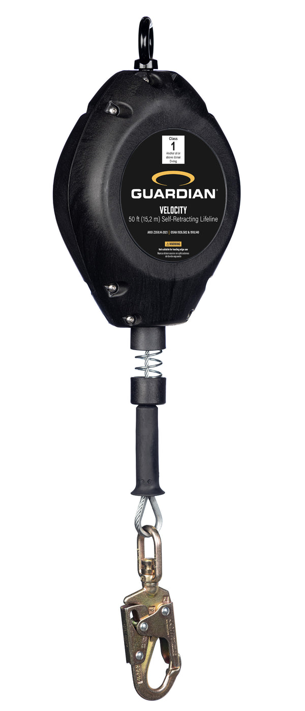 Retráctil Guardian Velocity Cable SRL, de 10 a 50 pies