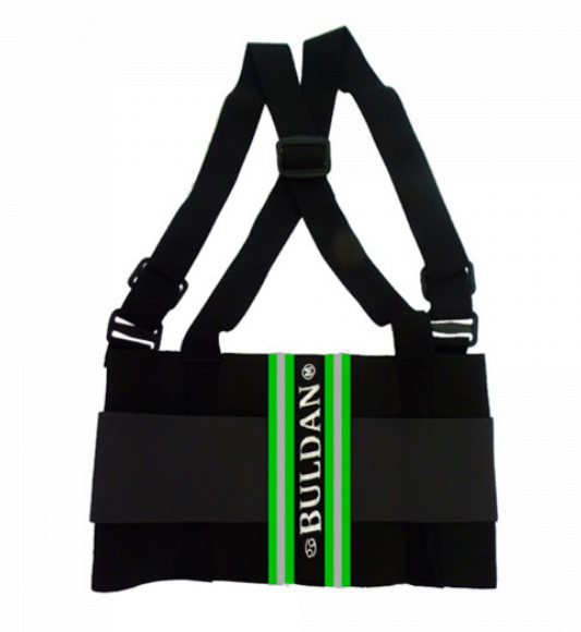 Faja lumbar elástica liviana Buldan con tirantes ajustables
