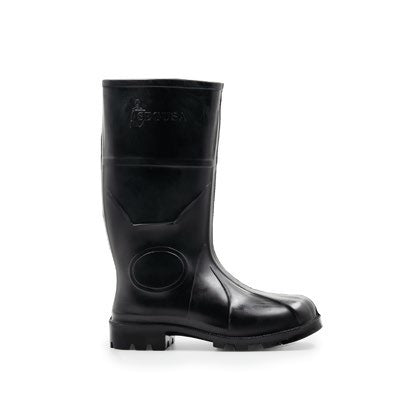 Bota de caucho SEGUSA RGB negra, foto referencial original del fabricante
