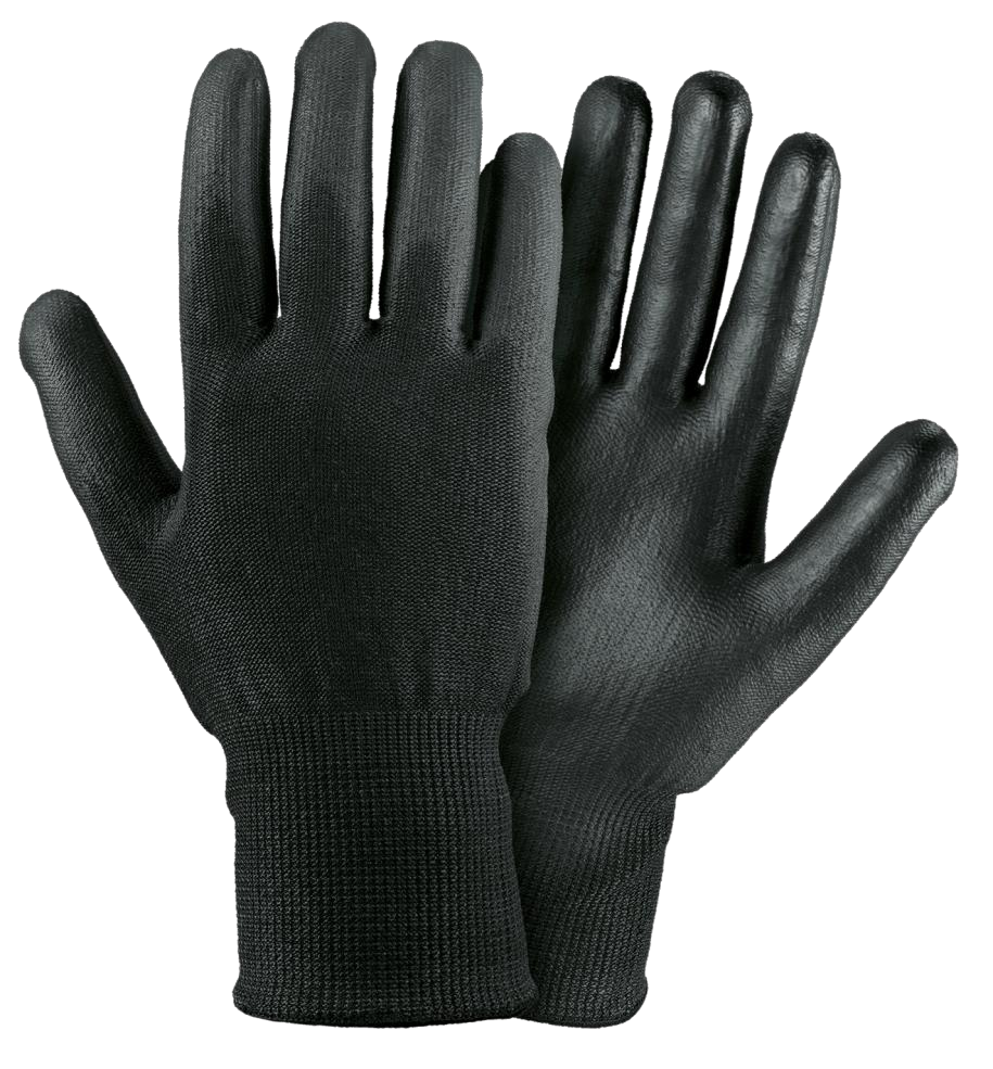 Guantes anticorte Rostaing BLACKTACTIL con palma de poliuretano