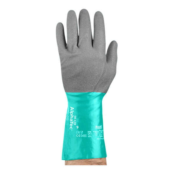Guantes Ansell AlphaTec 58-128; fotografía del producto