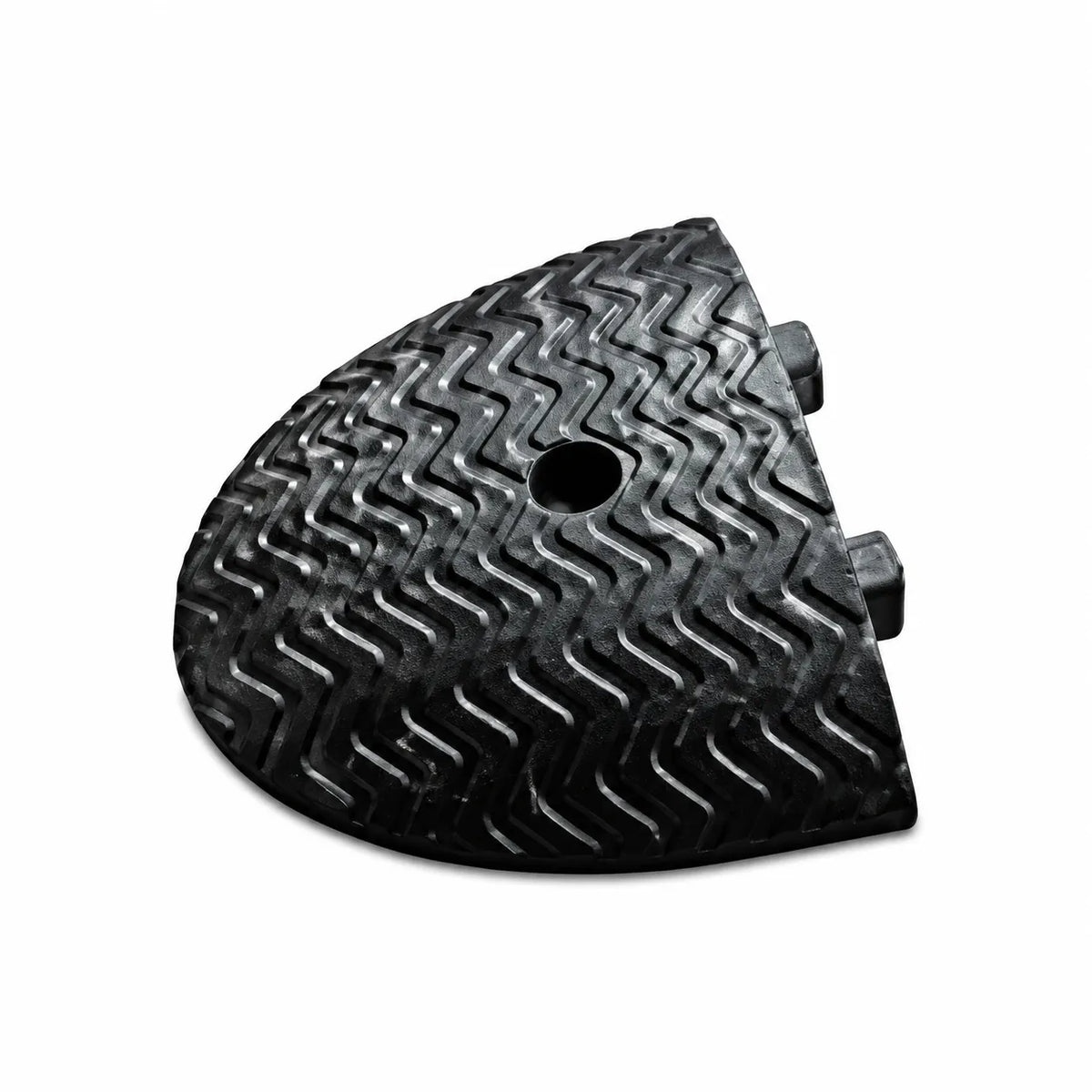 Terminal QRubber negro para rompemuelles de 90, 100 y 180 cm
