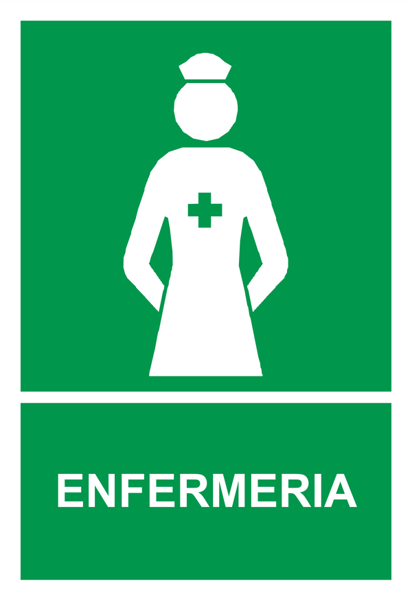 Señal de seguridad: enfermería