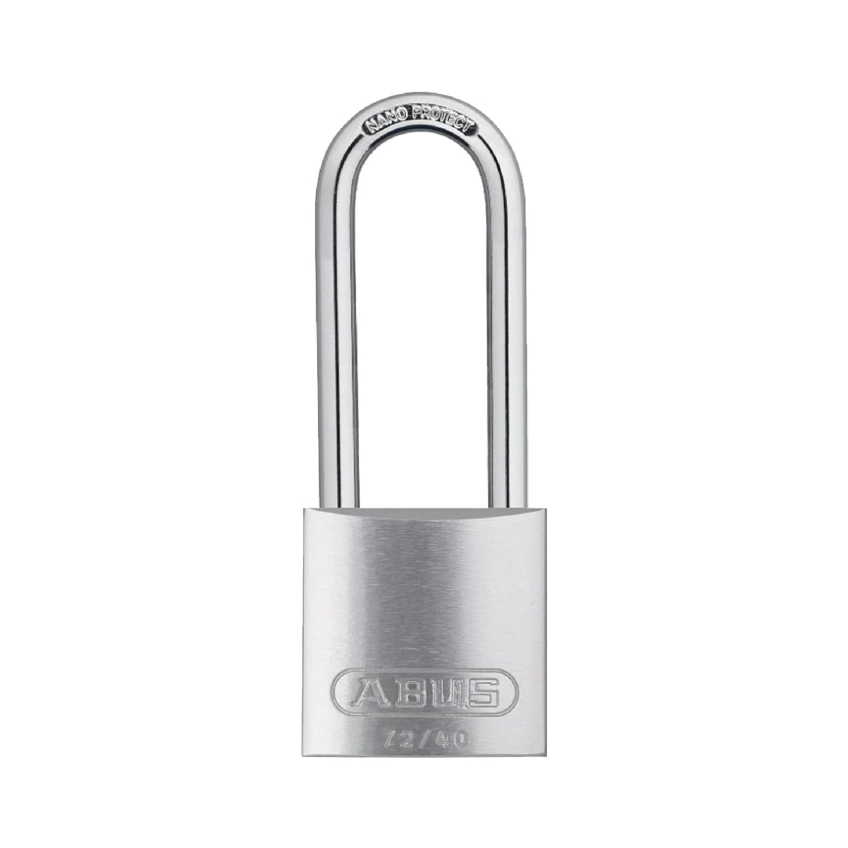 Candado de bloqueo ABUS de aluminio amarillo con arco de 3 pulgadas