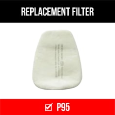 Prefiltro original 3M 5P71 P95 blanco, imagen oficial de producto