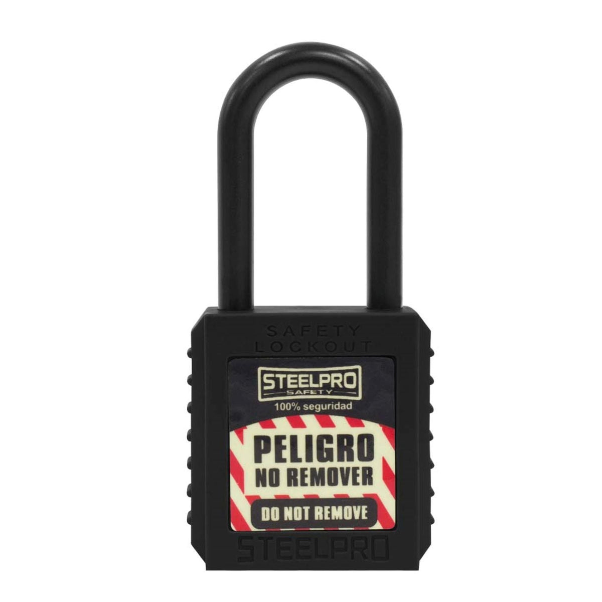 Candado Steelpro X10 dieléctrico negro