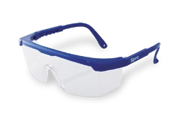 Lentes Startec SPRO de luna clara; fotografía familiar con montura azul referencial