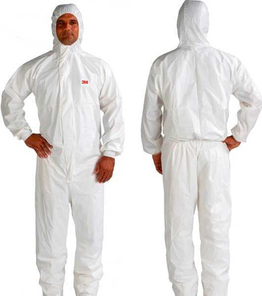 Traje de protección desechable 3M 4545 tipo5/6