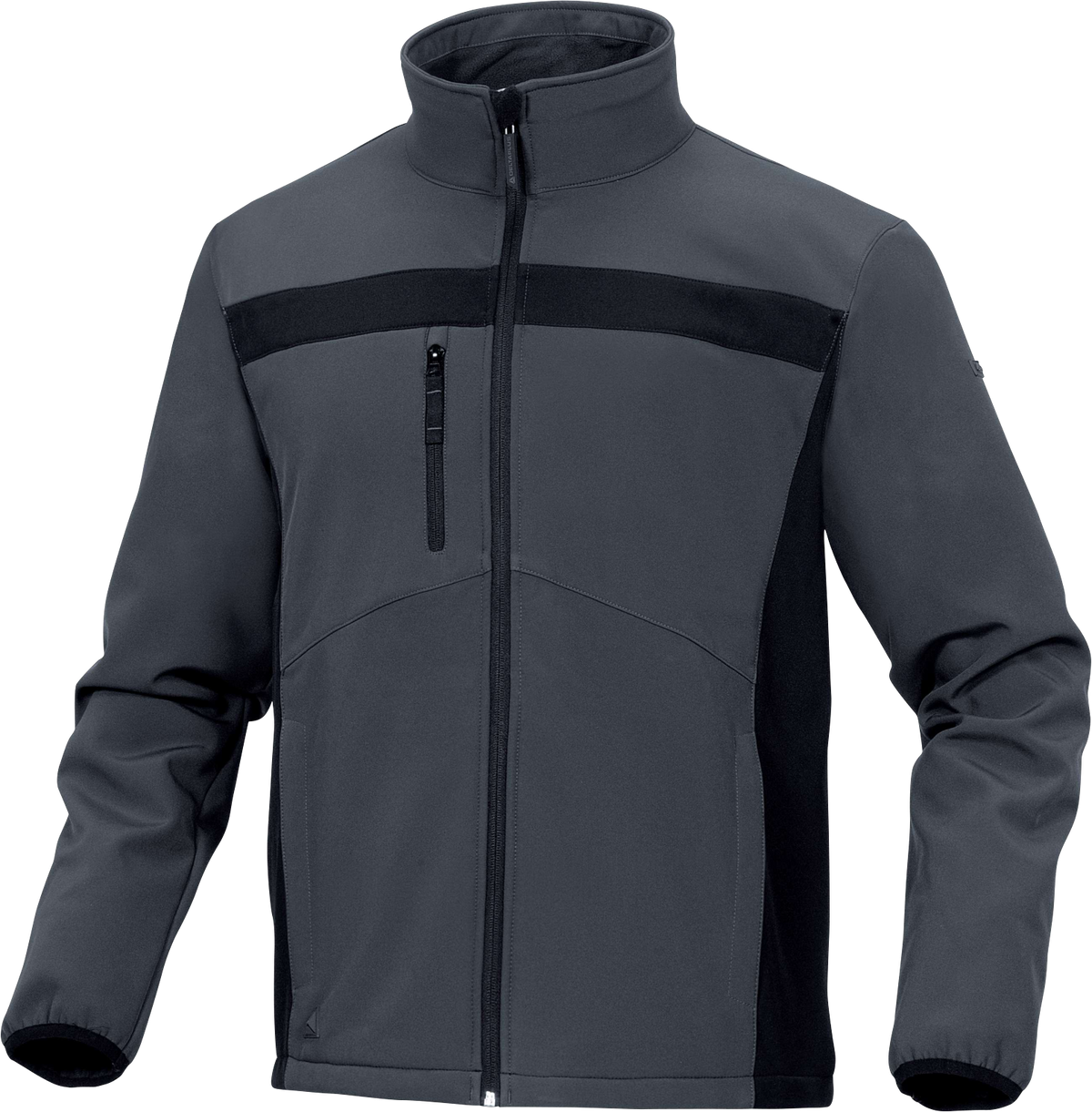 Casaca softshell Delta Plus LULEA2 gris-negro; fotografía del producto