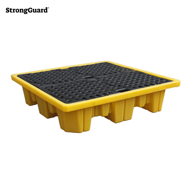 PALLET ANTIDERRAME AMARILLO/NEGRO 4 CILINDROS, SCP-C5-270 STRONGGUARD
