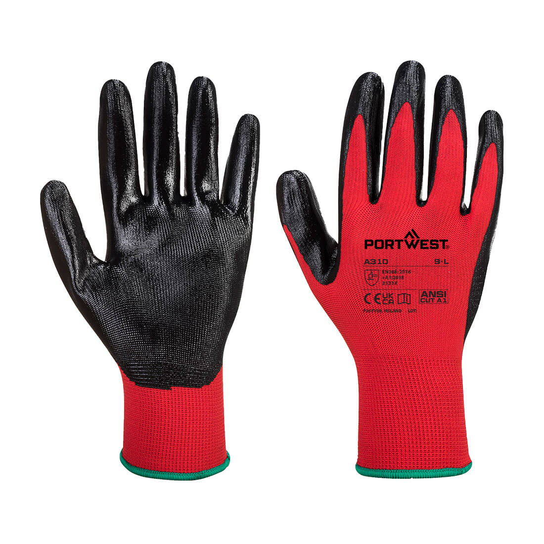 A310 - Guante de Nitrilo Flexo Grip PORTWEST; variante A310R8R