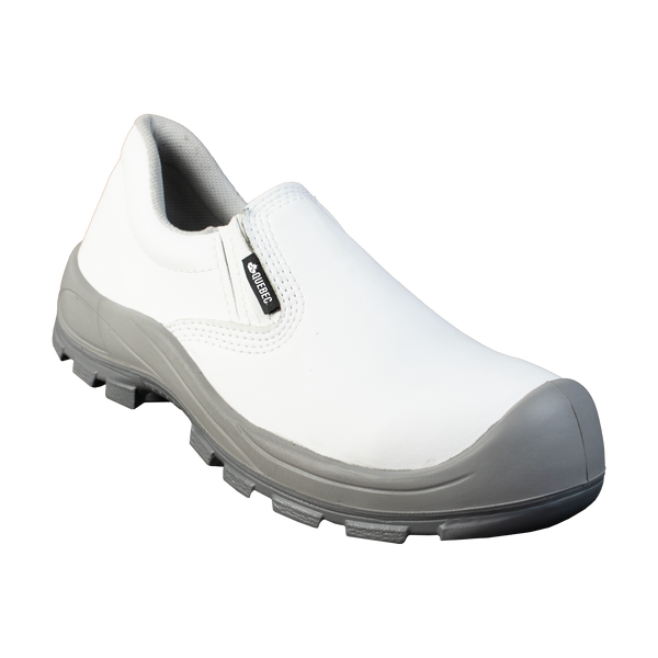 Zapato blanco Steelpro Quebec 301B con puntera composite