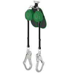 Retráctil MSA V-SHOCK EDGE VSLEW-012-PH-A, doble, 1.8 m (6 ft)
