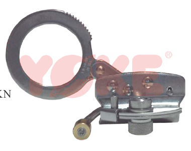 Freno para soga Yoke N-610 de 16 mm; figura original de la ficha comercial del modelo con marca YOKE conservada