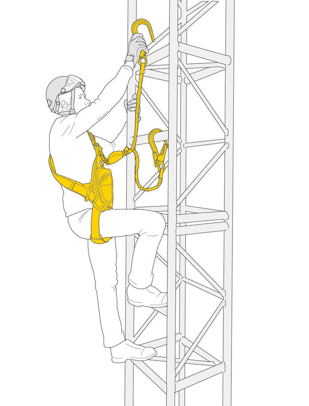 ABSORBICA ® -Y FALL ARREST KIT Petzl K095AC00; código K095AC00