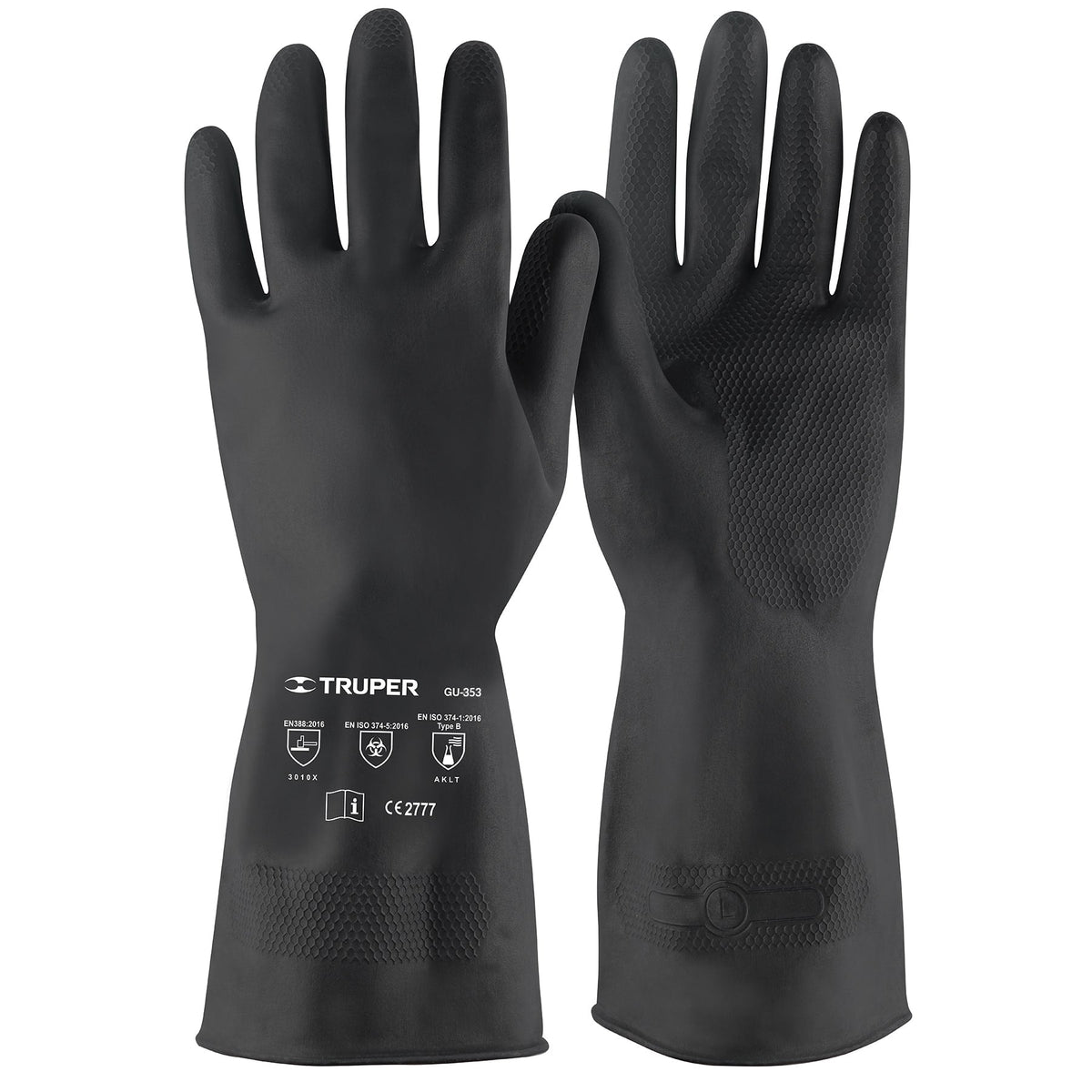 Guantes de látex para pintor, G, TRUPER; fotografía del producto